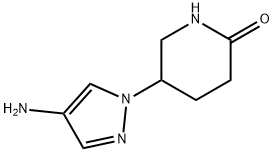 5-(4-AMINO-1H-PYRAZOL-1-YL)PIPERIDIN-2-ONE Structure