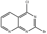 2-Bromo-4-chloropyrido[2,3-d]pyrimidine Structure