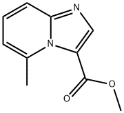 Imidazo[1,2-a]pyridine-3-carboxylic acid, 5-methyl-, methyl ester Structure