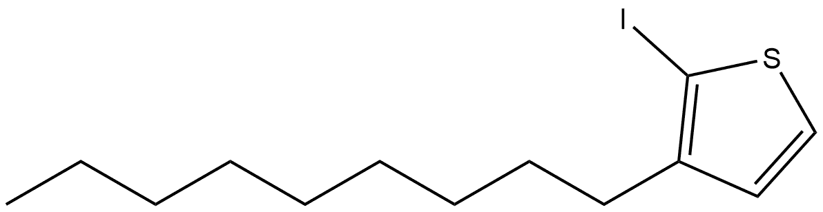 2-Iodo-3-nonylthiophene Structure