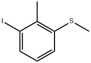 Benzene, 1-iodo-2-methyl-3-(methylthio)- Structure