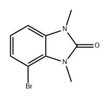 2H-Benzimidazol-2-one, 4-bromo-1,3-dihydro-1,3-dimethyl- Structure