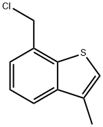 7-(chloromethyl)-3-methyl-1-benzothiophene Structure