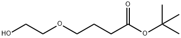 Butanoic acid, 4-(2-hydroxyethoxy)-, 1,1-dimethylethyl ester Structure