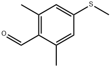 2,6-Dimethyl-4-(methylthio)benzaldehyde Structure