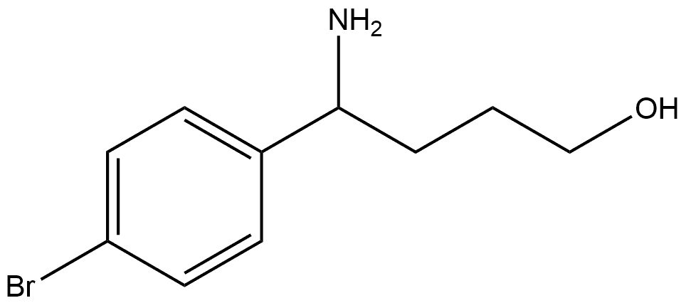 4-AMINO-4-(4-BROMOPHENYL)BUTAN-1-OL Structure