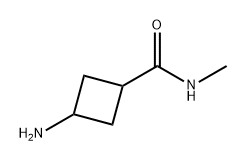 3-Amino-cyclobutanecarboxylic acid methylamide Structure