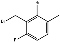 Benzene, 2-bromo-3-(bromomethyl)-4-fluoro-1-methyl- 구조식 이미지