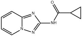 Cyclopropanecarboxam?ide,?N-?[1,?2,?4]?triazolo[1,?5-?a]?pyridin-?2-?yl- Structure