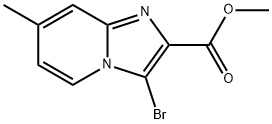 methyl 3-bromo-7-methylimidazo[1,2-a]pyridine-2-carboxylate Structure