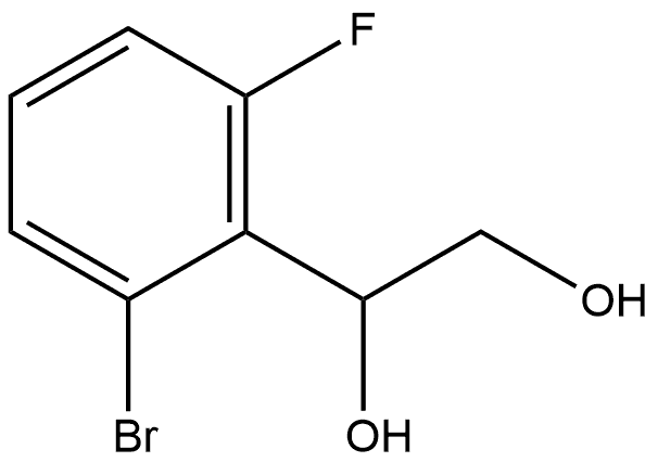 1-(2-Bromo-6-fluorophenyl)-1,2-ethanediol Structure