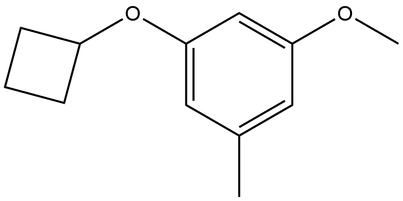 1-(Cyclobutyloxy)-3-methoxy-5-methylbenzene Structure