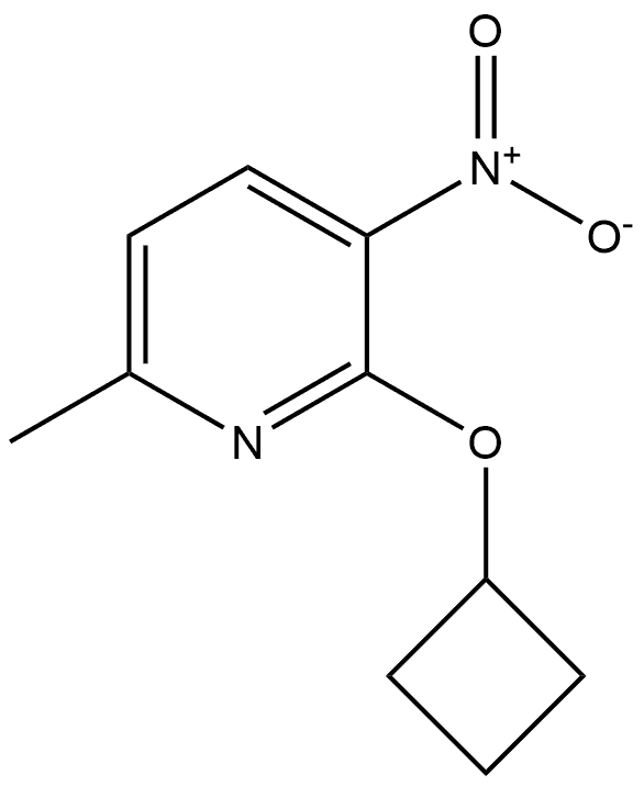 2-cyclobutoxy-6-methyl-3-nitropyridine Structure