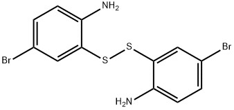 Benzenamine, 2,2'-dithiobis[4-bromo- 구조식 이미지