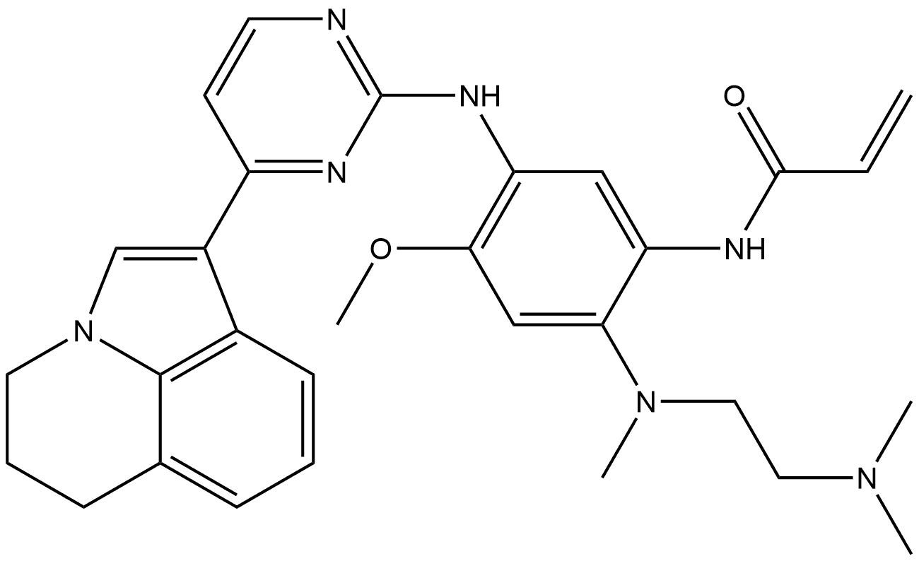 Osimertinib Impurity 7 구조식 이미지