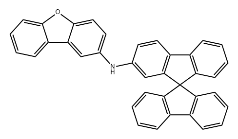 2-Dibenzofuranamine, N-9,9'-spirobi[9H-fluoren]-2-yl- Structure