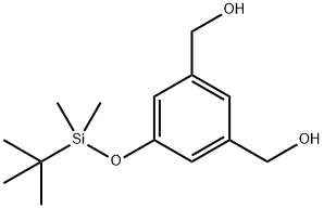 1,3-Benzenedimethanol, 5-[[(1,1-dimethylethyl)dimethylsilyl]oxy]- Structure