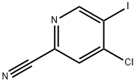 2-Pyridinecarbonitrile, 4-chloro-5-iodo- Structure