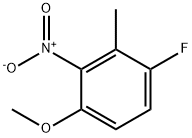 Benzene, 1-fluoro-4-methoxy-2-methyl-3-nitro- Structure