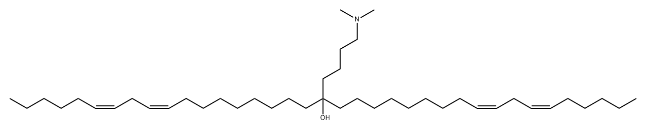 6,9,28,31-Heptatriacontatetraen-19-ol, 19-[4-(dimethylamino)butyl]-, (6Z,9Z,28Z,31Z)- Structure