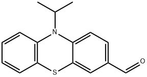 10H-Phenothiazine-3-carboxaldehyde, 10-(1-methylethyl)- Structure