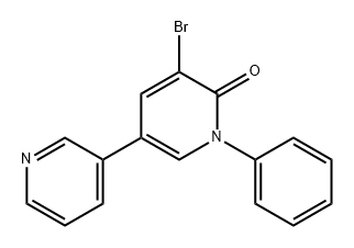 [3,3'-Bipyridin]-6(1H)-one, 5-bromo-1-phenyl- Structure