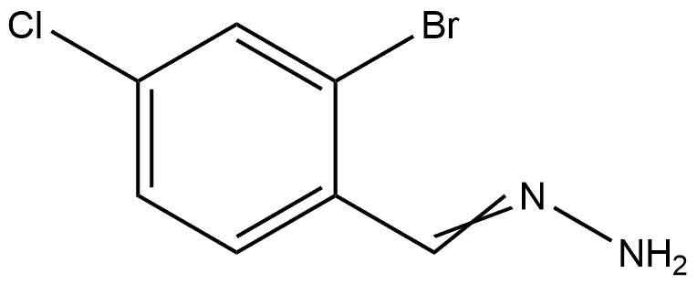 2-Bromo-4-chlorobenzaldehyde hydrazone Structure