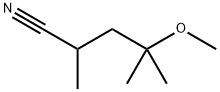 Pentanenitrile, 4-methoxy-2,4-dimethyl- 구조식 이미지