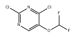 Pyrimidine, 2,4-dichloro-5-(difluoromethoxy)- 구조식 이미지