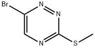 1,2,4-Triazine, 6-bromo-3-(methylthio)- Structure