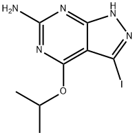 1H-Pyrazolo[3,4-d]pyrimidin-6-amine, 3-iodo-4-(1-methylethoxy)- Structure