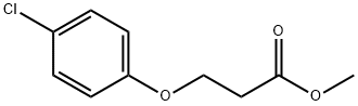 Propanoic acid, 3-(4-chlorophenoxy)-, methyl ester Structure