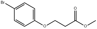Propanoic acid, 3-(4-bromophenoxy)-, methyl ester 구조식 이미지