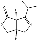 Furo[3,4-d]isoxazol-4(3aH)-one, 6,6a-dihydro-3-(1-methylethyl)-, cis- (9CI) 구조식 이미지