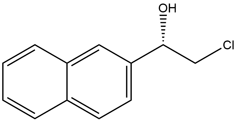 2-Naphthalenemethanol, α-(chloromethyl)-, (αS)- Structure