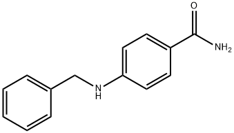 Benzamide, 4-[(phenylmethyl)amino]- Structure