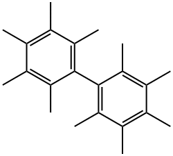 1,1'-Biphenyl, 2,2',3,3',4,4',5,5',6,6'-decamethyl- Structure