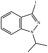 3-Iodo-1-isopropyl-1H-indazole 구조식 이미지