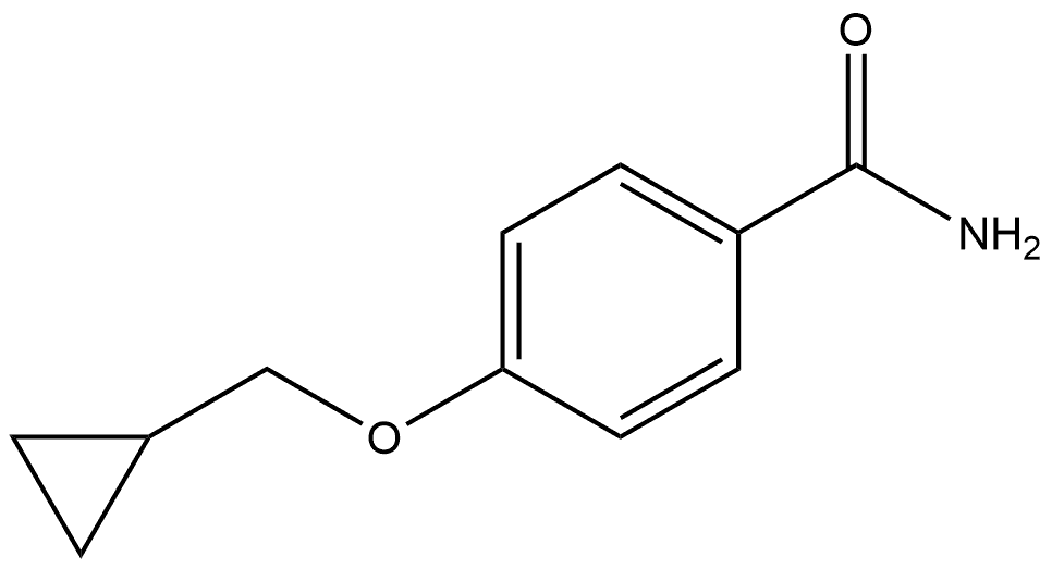 4-(Cyclopropylmethoxy)benzamide Structure