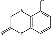 2(1H)-Quinoxalinone, 5-bromo-3,4-dihydro- Structure