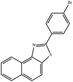 Naphtho[1,2-d]thiazole, 2-(4-bromophenyl)- Structure