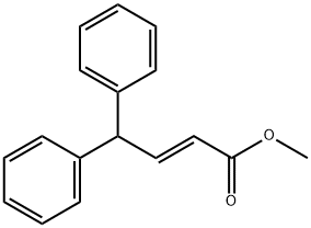 2-Butenoic acid, 4,4-diphenyl-, methyl ester, (E)- (9CI) 구조식 이미지