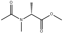D-Alanine, N-acetyl-N-methyl-, methyl ester Structure