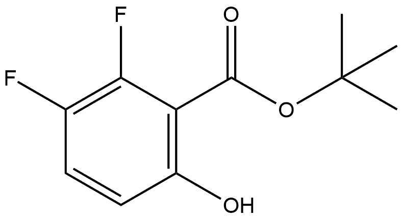 tert-butyl 2,3-difluoro-6-hydroxybenzoate Structure