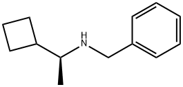 Benzenemethanamine, N-[(1S)-1-cyclobutylethyl]- Structure