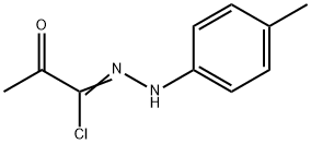 Propanehydrazonoyl chloride, N-(4-methylphenyl)-2-oxo- Structure