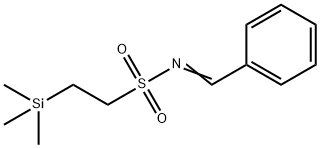 N-Benzylidene-2-(trimethylsilyl)ethanesulfonamide Structure