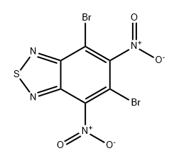 2,1,3-Benzothiadiazole, 4,6-dibromo-5,7-dinitro- Structure