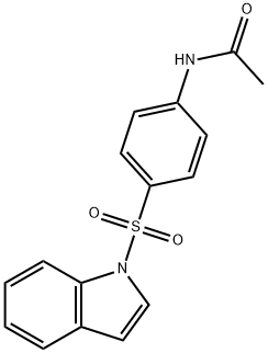 N-(4-((1H-Indol-1-yl)sulfonyl)phenyl)acetamide Structure