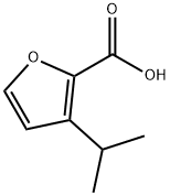 2-Furancarboxylic acid, 3-(1-methylethyl)- Structure